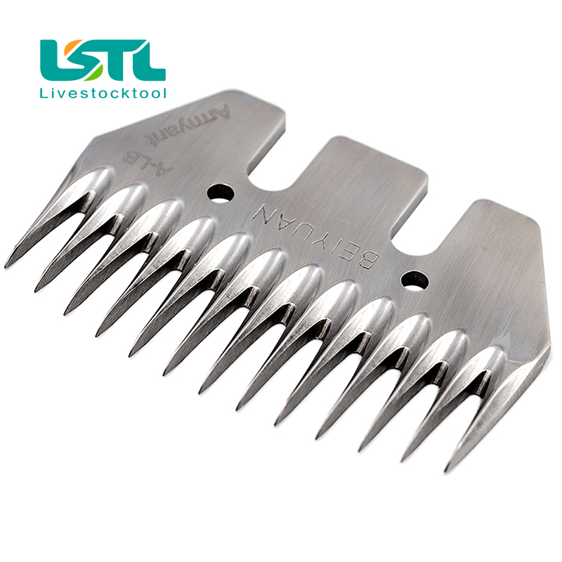 BEIYUAN Vieh Schafe/Ziegen Scher Haarschneidemaschine Gerade 13 Zahn Klinge Alternative Für Schafe Haarschneidemaschine Scheren Schere Bauernhof