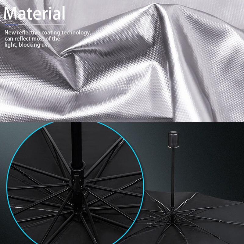 Funda Parasol para coche Interior parabrisas coche verano Parasol de coche cubierta de ventana delantera Parasol UV accesorios protectores