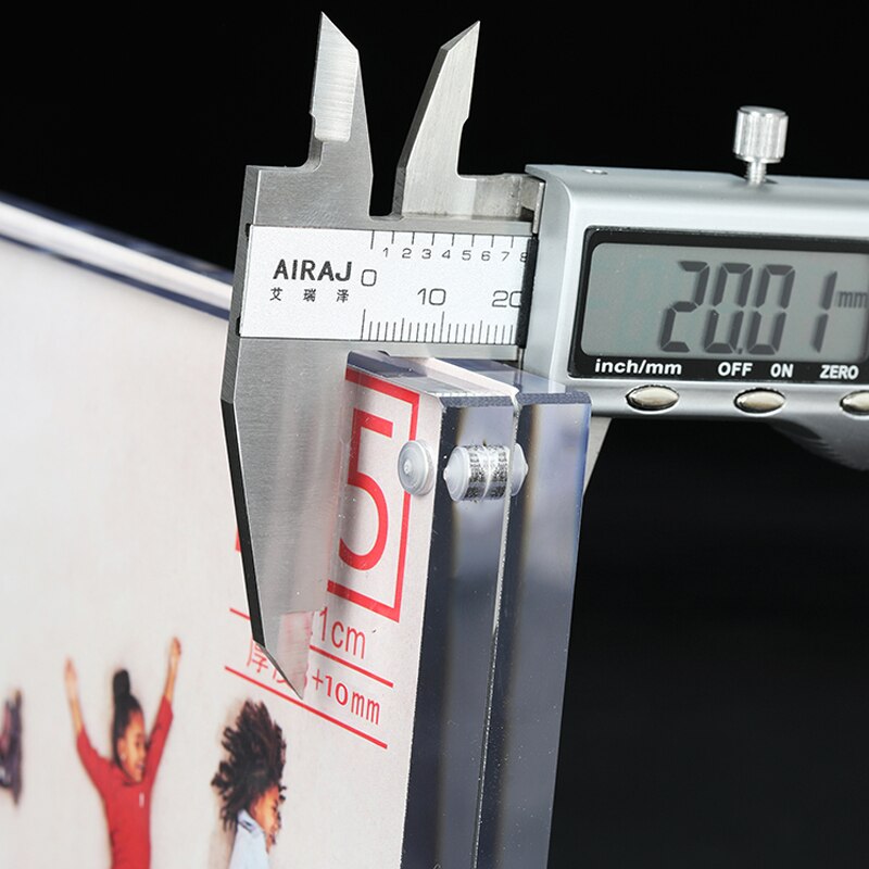 Strong Magnetic Thick 10CM Acrylic Table Card Sign Label Dish Brand Price Display Card Display Stand Phone Price Card