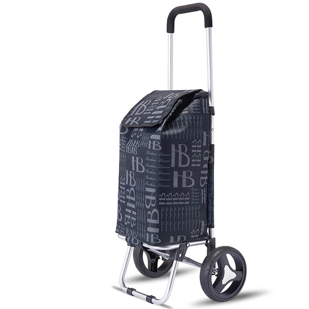 B-LIFE Folding Stair Climber Trolley Dolly Cart Groceries-Portable Shopping Bag for Old People Hand Truck with Wheels Waterproof: p 4