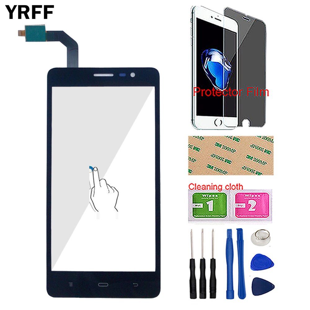Panel de pantalla táctil para Phicomm Clue C630 C630lw C730 C730lw Panel de pantalla táctil digitalizador cristal frontal Sensor Protector película