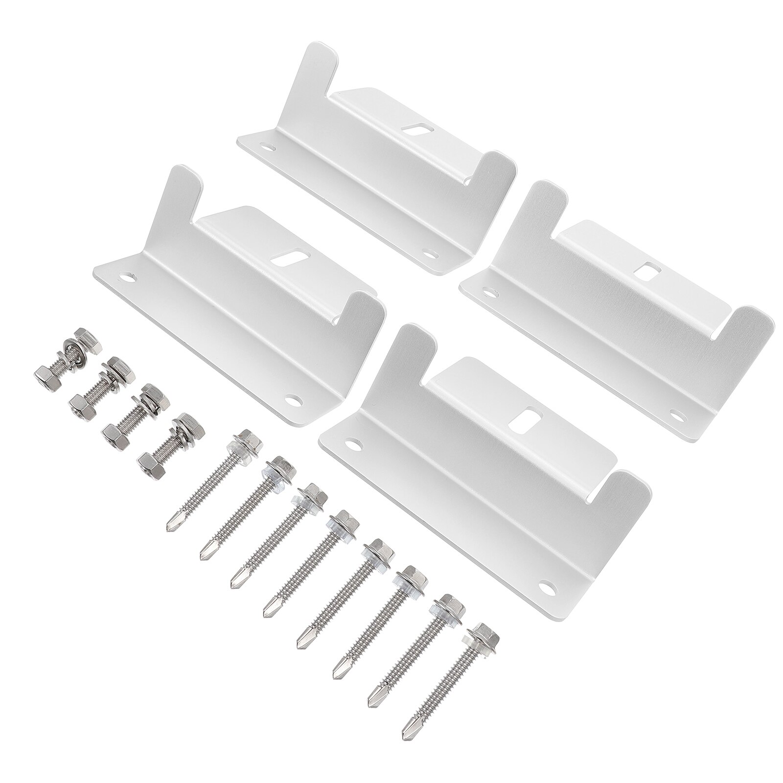 4 Sets Solar Panel Z Brackets Solar Panel Mounting Brackets Solar Panel Brackets: Default Title