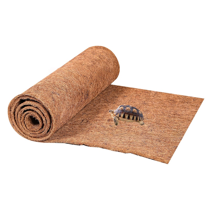 gad dywan z włókna kokosowego żółw mata dywanowa dla zwierząt Terrarium liniowiec gadów dostaw dla jaszczurki wąż kameleon 60X100cm