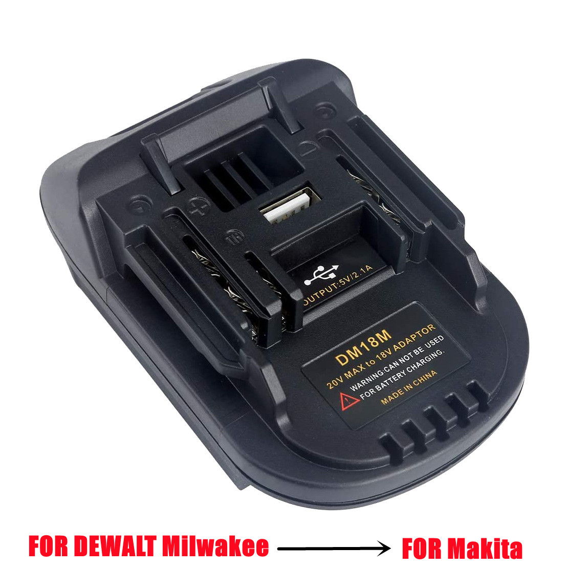 BPS18M Tool Battery Adapter For Black &amp; Decker/For Porter Cable/ For Stanley Battery is Converted To Replace For Makita BL1830: DM18M