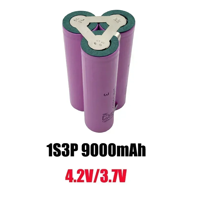 5S2P 3S1P 5S3P 4S1P 5S1P 6S1 6S2P18650 3,7 V 8,4 V 12,6 V 16,8 V 21V 18V 25,2 V batería de herramienta de taladro eléctrico: Borgoña