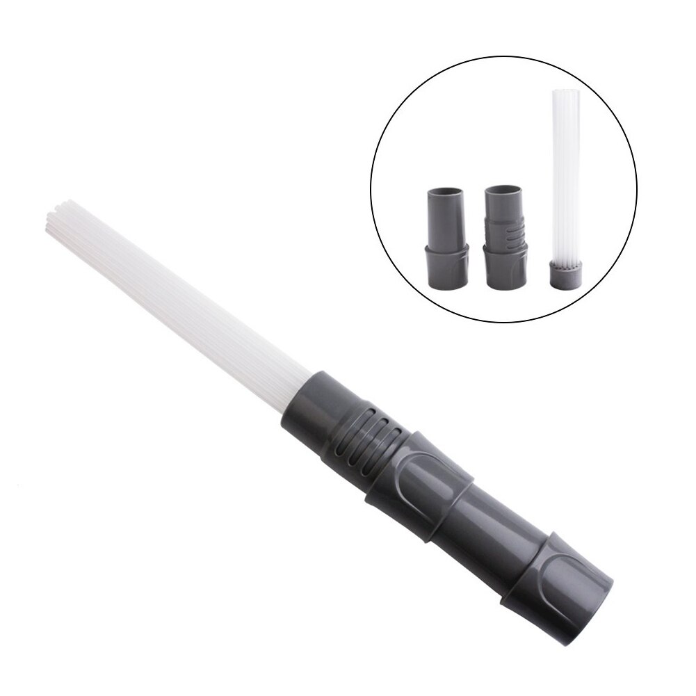 Staub Spitze Pinsel Staubsauger Zubehör Universal- Staubsauger Für Tastatur Schublade Sofa verwöhnen Reinigung Pinsel: Licht Grau