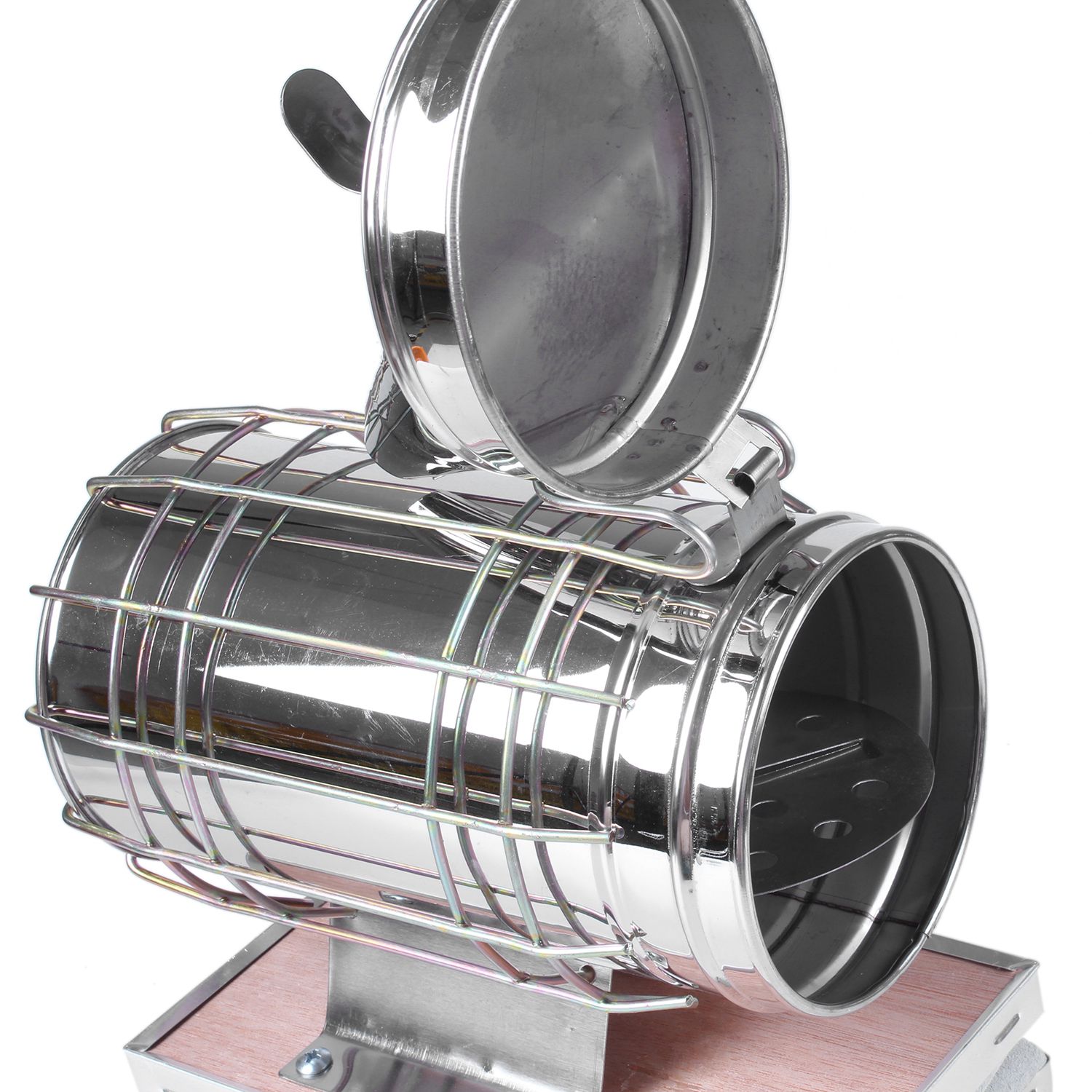 Rvs Bee Hive Roker Gegalvaniseerd Ijzer Met Hitteschild Bescherming Bijenteelt Tool Bijenteelt Apparatuur