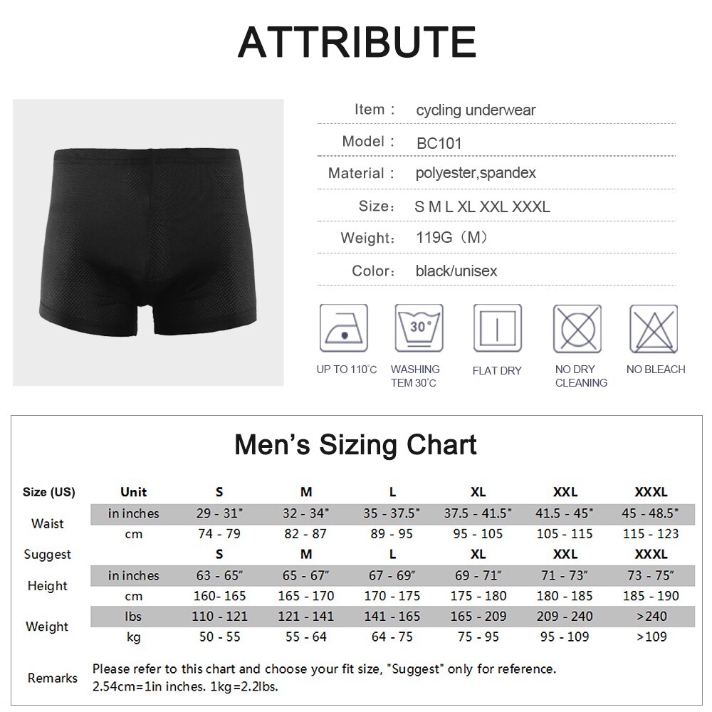 Mannen Fietsen Ondergoed Shorts Ademend Gewatteerde Mtb Fietsen Riding Shorts Fietsbroek