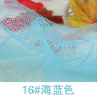 10Yards 150cm Soft Tulle Mesh Lace Fabric Wedding Dress Cloth Netting Mosquito Net Solid Color Pettiskirt Veil Ball Gown Tutu: Blue