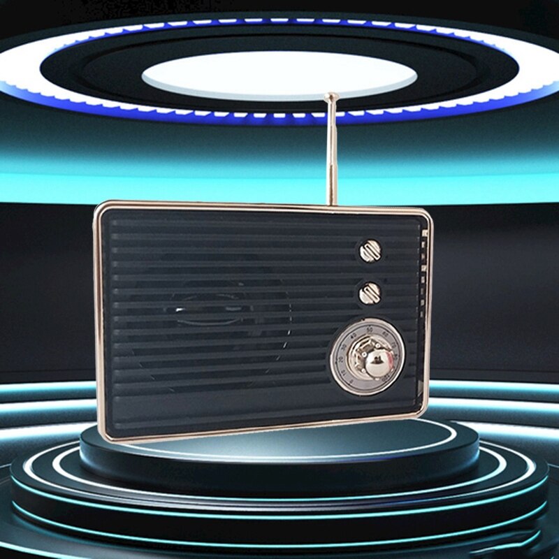 Kleine Tv Mini Retro Bluetooth Speaker Draagbare Mobiele Telefoon Subwoofer Draadloze Creatieve