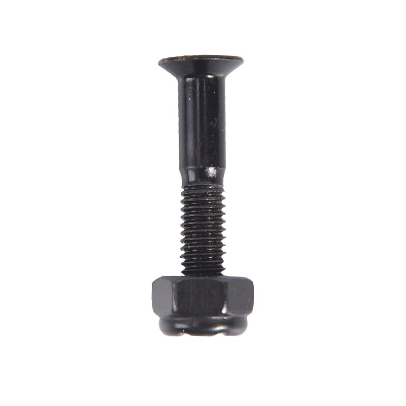 8 Pair Skateboard 25mm Black Hard Ware Bolts Parts Double Rocker Parts Screws