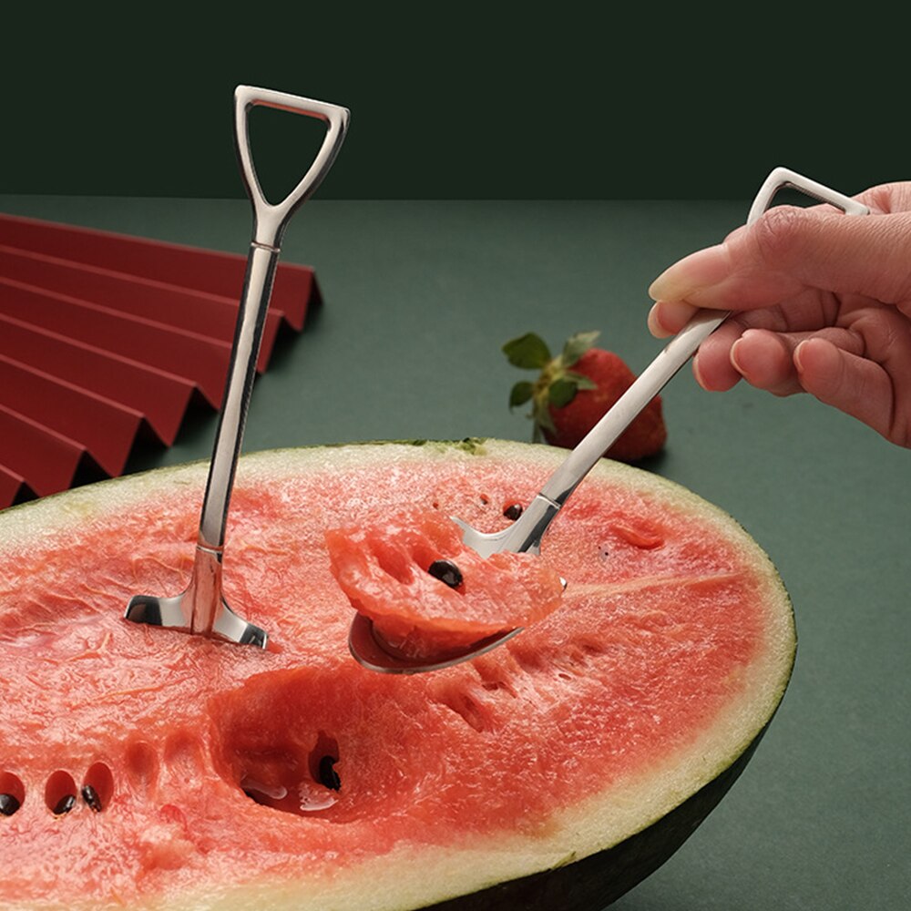 6 kinds of shovel coffee spoon golden spoon stainless steel spade spoon watermelon spoon dessert spoon ice cream spoon