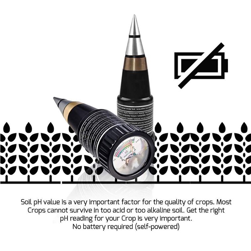 1 Pc Bodem Vochtmeter Vochtigheid Tester Met Ph Meter Digitale Bodem Ph Meter