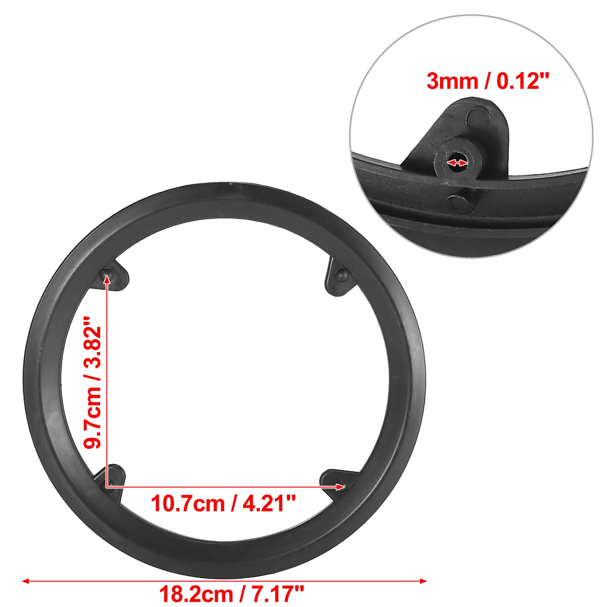 Uxcell-Juego de bielas para bicicleta, Protector de rueda de cadena de manivela, cubierta de anillo, protección protector bielas mtb 40T42T 46T 48T 52T4/5 agujeros