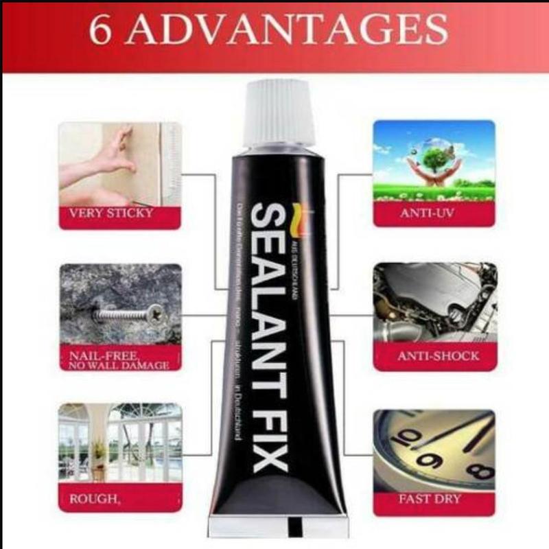 1pc Fast-drying Nail-free Glass Liquid Glue Strong Adhesive Sealant Fix Diy Crafts Metal Plastic Super Drying Waterproof Gum