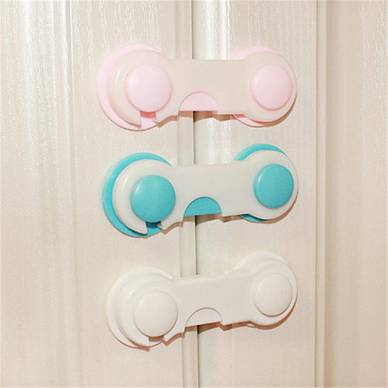 kids Multifunctional Safety Care Plastic Lock Drawer Door Cabinet Cupboard Baby Safety Locks Strap Baby Safe Protection Props