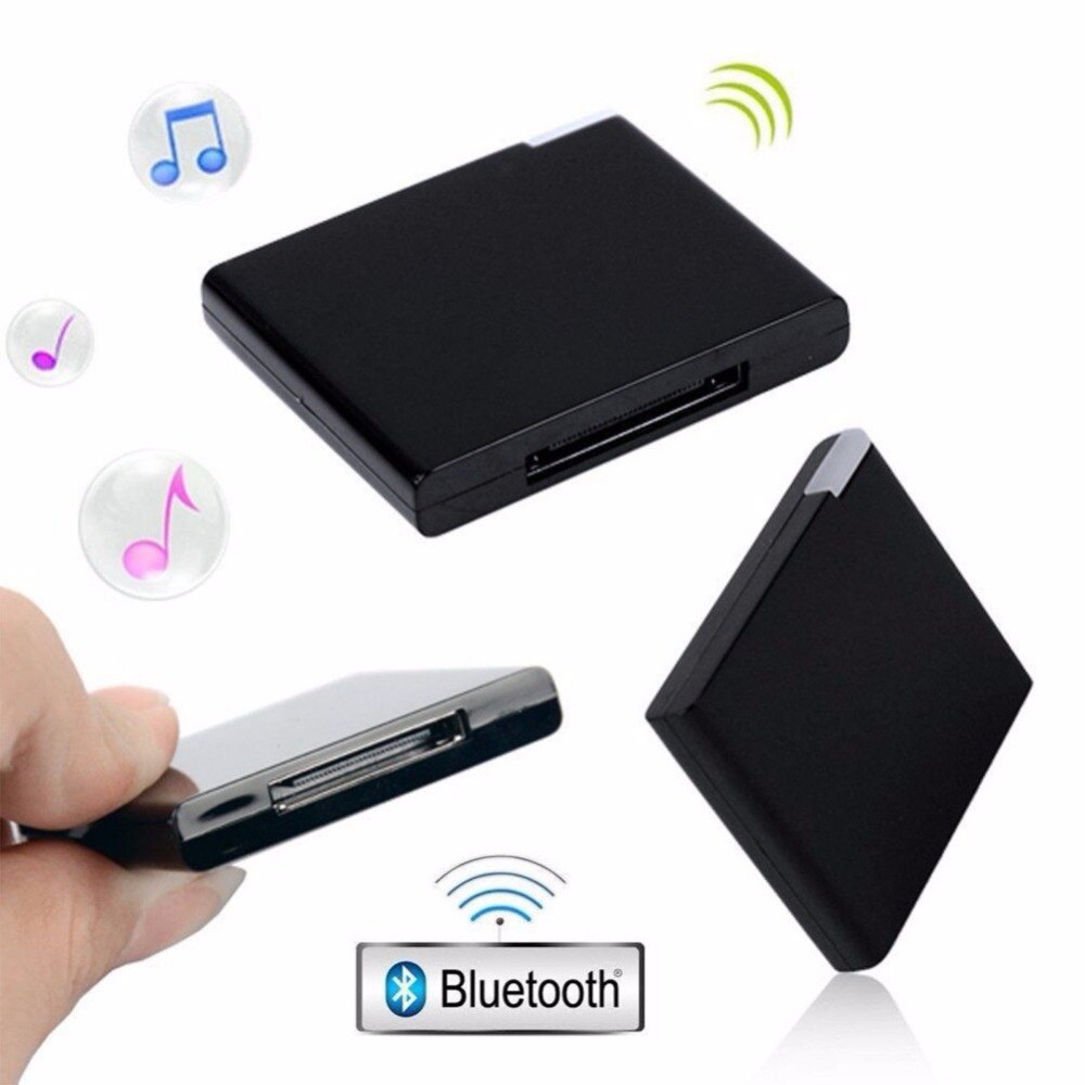 Stereo Smartphone Adapter Bluetooth V2.0 A2DP Music Receiver Adapter For iPhone For iPod 30 Pin Dock Docking Station Speaker