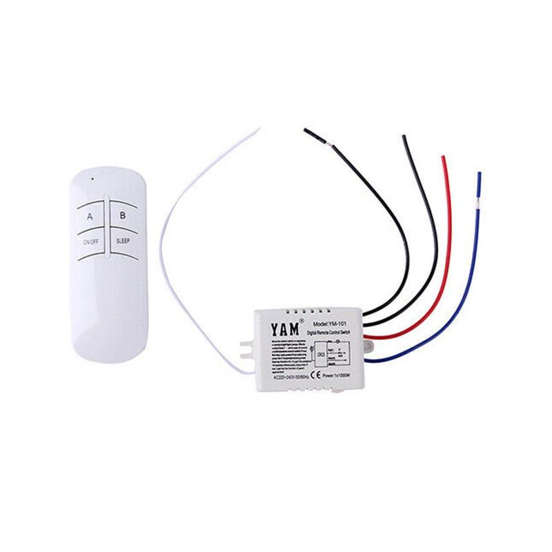 1/2/3 Port Wireless Remote Control Switch ON/OFF 220V Wall Remote Light Digital Switch Receiver Lamp Transmitter Wireless N4J2