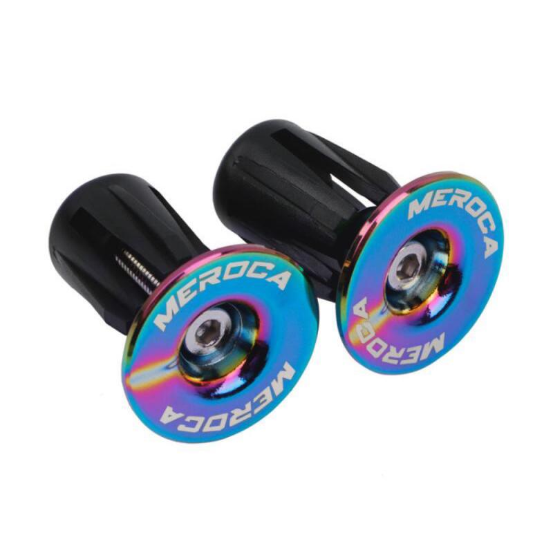 Fiets Stuur Plug End Cap Aluminium Handvat Plug Mtb Fiets Grip Stuur Plug Bike Stuur Onderdelen Accessoires: colorful