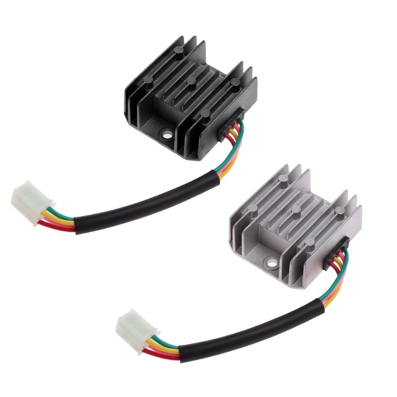 Rectificador regulador de voltaje para motocicleta, ATV GY6 50 150cc, 4 cables, barco, , 1 ud.