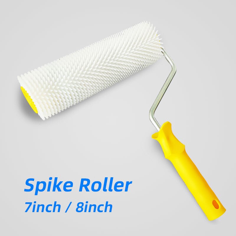 7inch 9inch Spiked Roller 18cm 23cm Spike Roller for Epoxy Floor Paint Tool Plastic Roller Self-leveling Roller