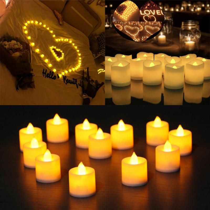 Lámpara Multicolor creativa de luz LED tipo vela, simulación de luz de llama de Color, decoración para casa, boda, de cumpleaños, Festival, 1 unidad