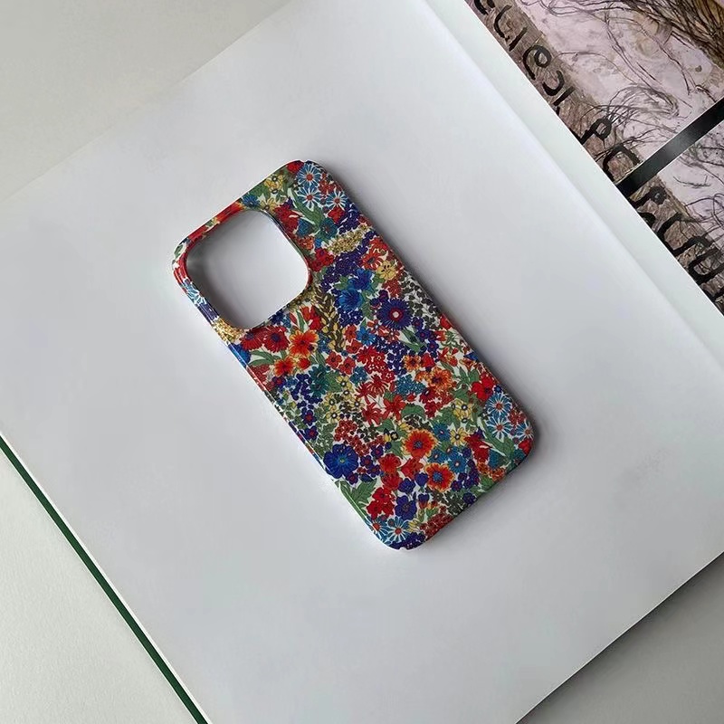 Zomer Schattige Bloemen Bloemenhoes Voor Iphone 15 14 13 Pro Max 12 Mini 11 Pro Plus 7 8 Schokbestendige Beschermende Harde Acrylhoes