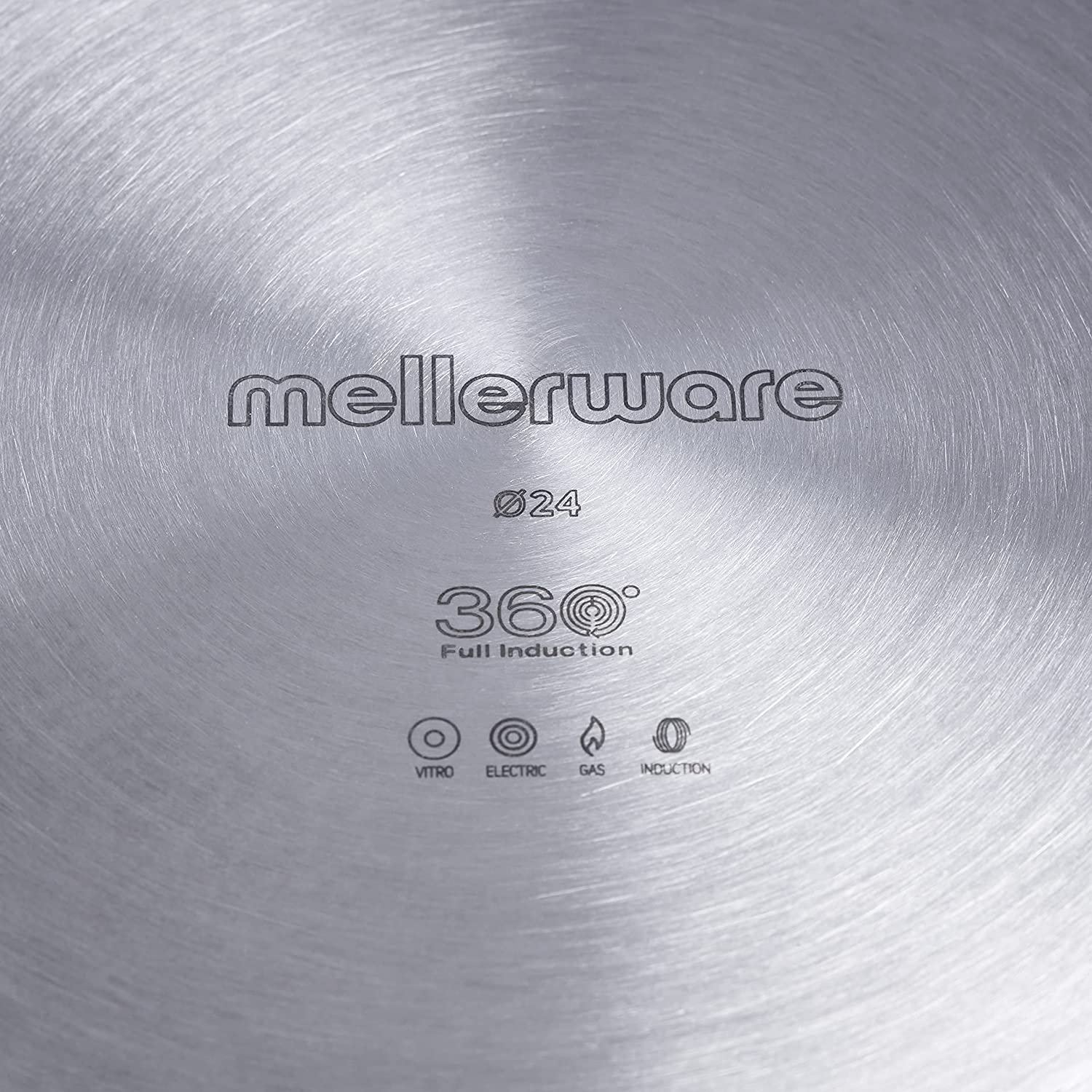 Mellerware Sauty Pan! 28Cm | Gegoten Aluminium | Non-stick Coating | Diepe Vorm | Versterkte | Fit Voor Alle soorten Fornuizen Inclusief Inductie | Gratis Pfoa En Ptfe | Rood