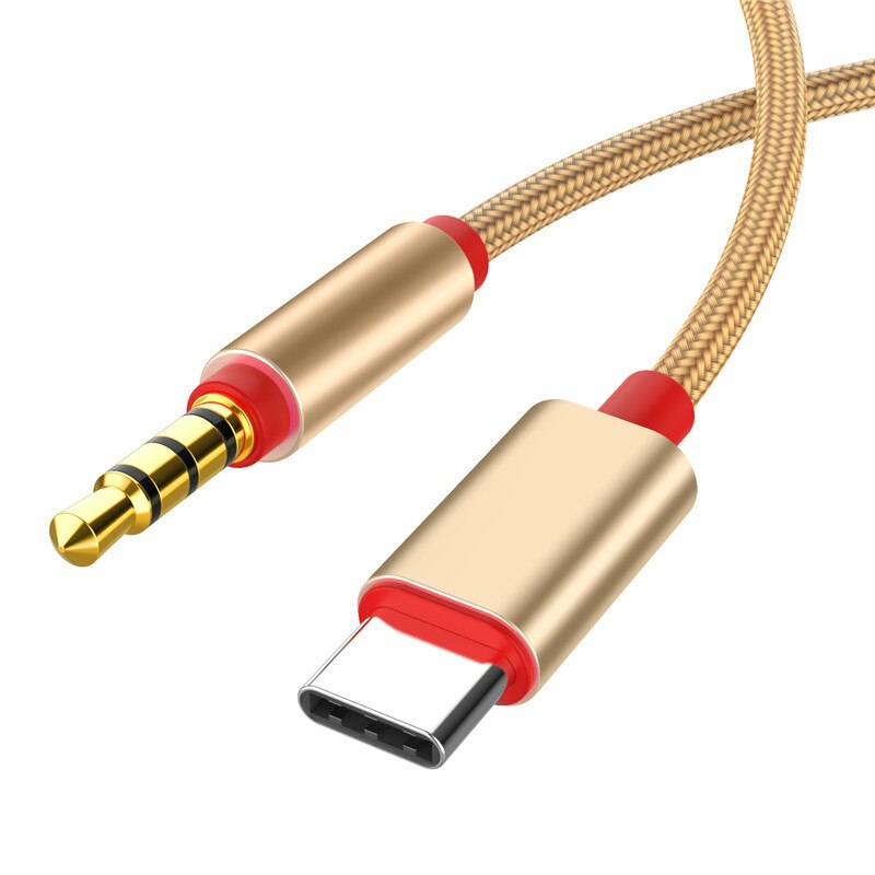 Usb Type C Auto Aux Audio Kabels Naar 3.5 Mm Jack Vrouwelijke Speaker Kabel Voor Hoofdtelefoon Headset Aux Koord Voor huawei Xiaomi Samsung