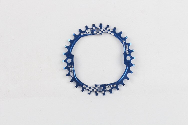 Deckas 104BCD Round Narrow Wide Chainring 30T Single Aluminum Alloy Chainwheel For Bicycle Road Mountain Bike MTB: 3