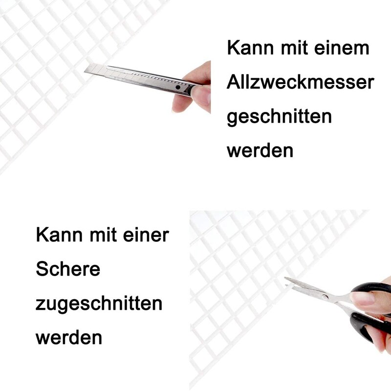 12 Pcs Grid Divider Tray Isolate Board Fish Tank Bottom Transparent White Filter Tray Aquarium Crate