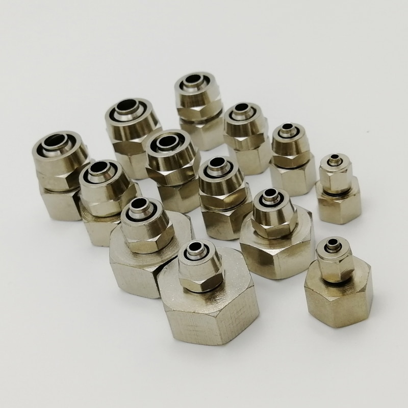 10 stuks bspt kl-pcf 6-01, kl-pcf 6-02, kl-pcf 8-01, kl-pcf 10-01f, kl-pcf 12-01 twist pneumatische koppelingen