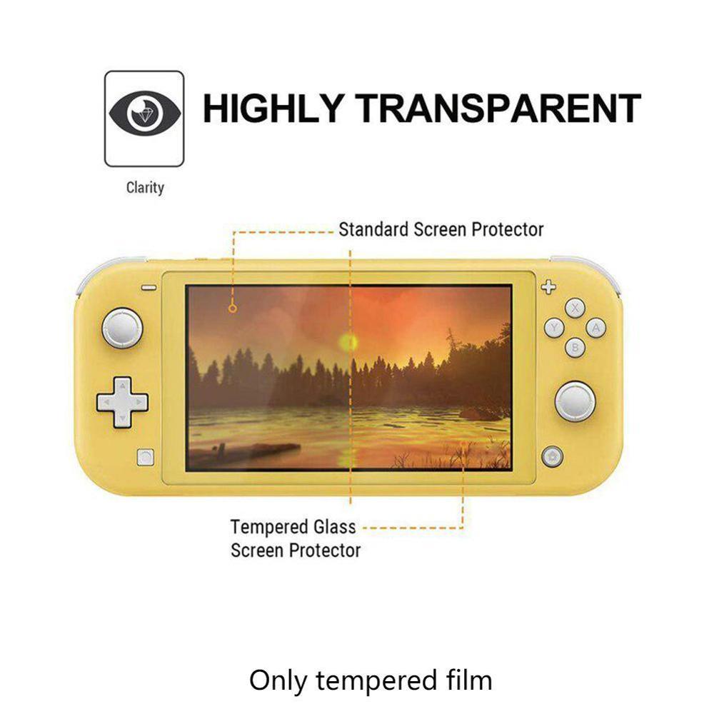 Filme de vidro temperado para nintendo switch lite hd protetor ultra-fino ns protetor para interruptor de toque à prova de explosão lite sc m6u7