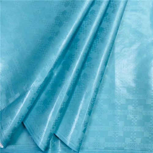 Bazin riche getzner atiku | Tissu en dentelle blanche pour hommes, tissu africain riche, tissus pour patchwork, 5yard/ensemble L1402-: water green