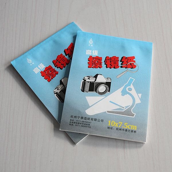 1pc 50 Sheets Soft Camera Lens Optics Tissue Cleaning Clean Paper Wipes Booklet
