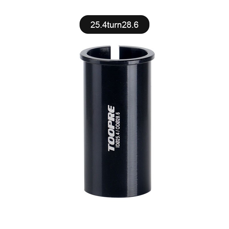 Fiets Zadelpen Adapter Buis Adapter Shim 22.2/25.4/27.2/31.6/33.9Mm 25.4/27.2/28.6/30.4/30.8/31.6/33.9/34.9Mm Voor Mtb: 25.4mm to 28.6mm