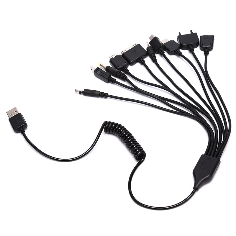 Multi Pin Kabel Lader Usb Adapter Kabel Data Kabel Cord 10 In 1 Multifunctionele Usb Data Transfer Kabel Universele