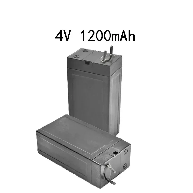 PURFIELD 4V Batteria al piombo 1200mAh Batterie ricaricabili di accumulo Torce elettriche Lampada a LED Fari Scacciamosche elettrico