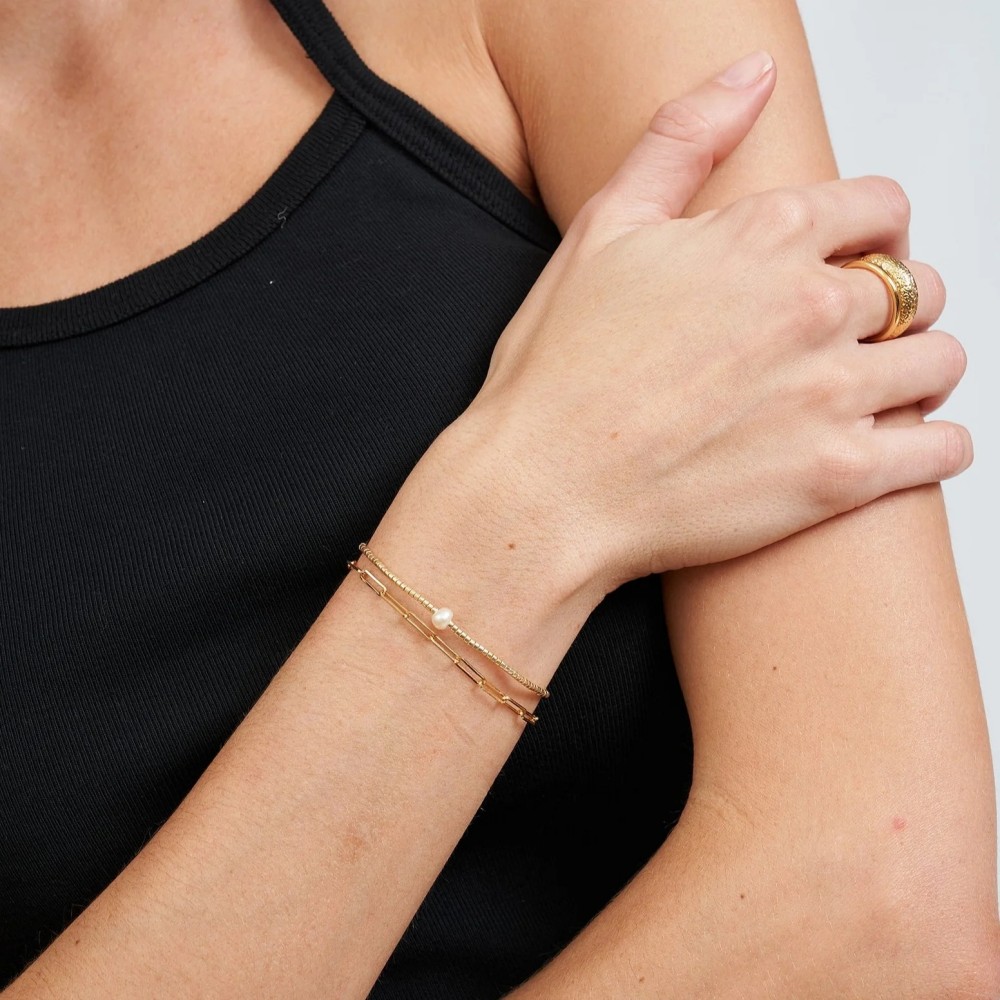 KKBEAD, Pulseras de perlas a la , joyería para mujer, , pulsera delicada de cuentas de semillas Miyuki, Pulseras finas simples para mujer