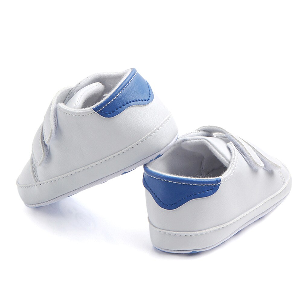 @ Infant – chaussures de berceau à semelle souple pour bébés garçons et filles, baskets pour -nés Bu/11: Bleu / 12