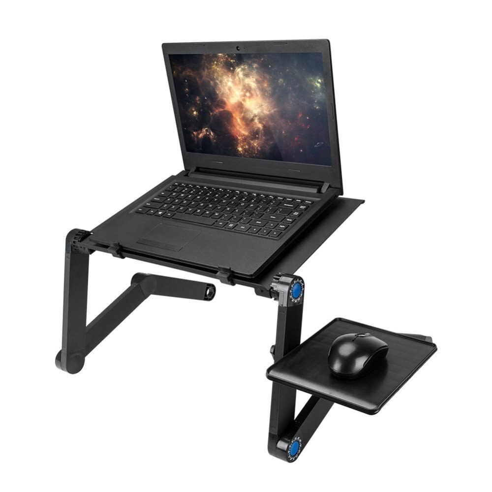Adjustable Laptop Table for Bed Recliner Sofa Couch Lap Top Desk with Mouse Pad Folding Lapdesk Multifunctional Stand Board