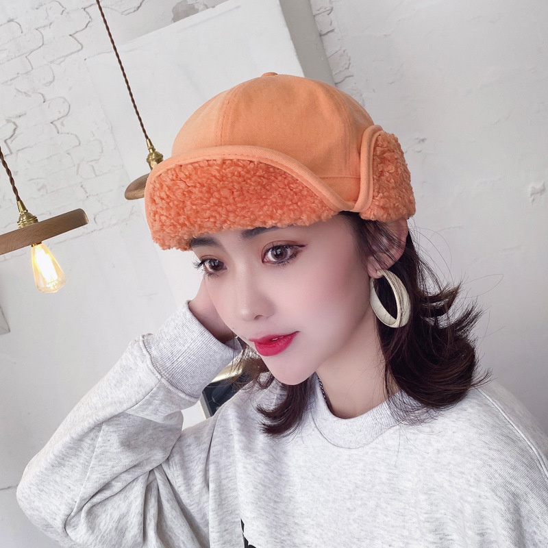 Cappello da cacciatore invernale da donna Ushanka bombardiere cappelli di pelliccia cappello da neve elastimo per tempo freddo unisex: C07