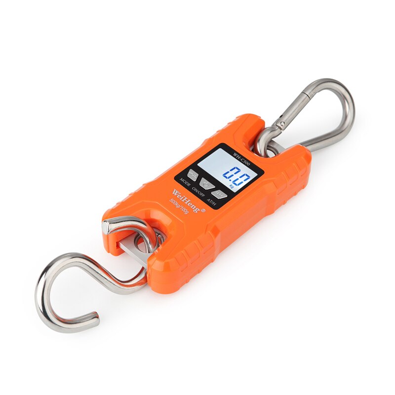 500kg/100g waga dźwigowa 0.2kg-500kg przemysłowy ciężki obowiązek wisząca waga LCD cyfrowa waga elektroniczna z ze stali nierdzewnej hak ze stali