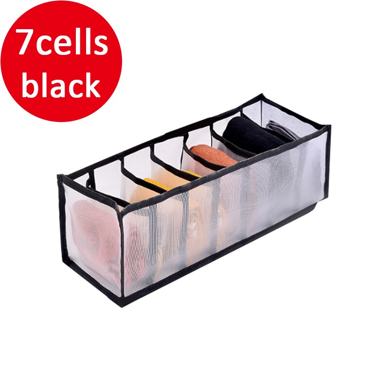 Gray Underwear Socks Storage Box Home Storage & Organization Suitable for Walk-in Closet Closet Organizer Underwear Storage Box: 14