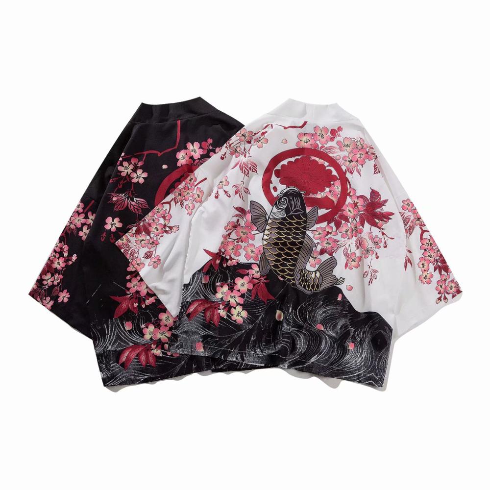 Yukata haori men Japanese kimono cardigan men samurai costume clothing kimono jacket mens kimono shirt yukata haori