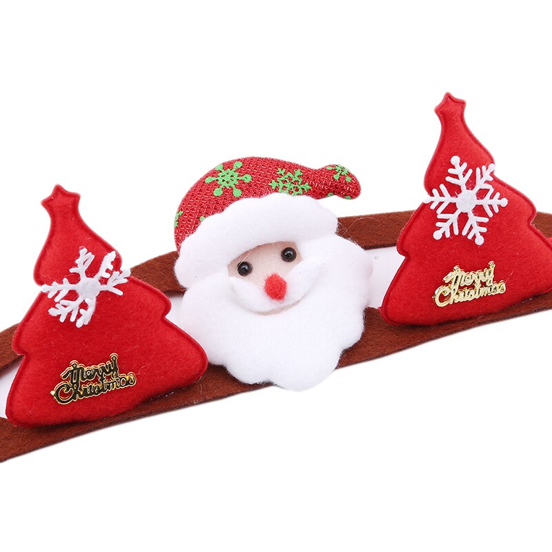Lovely Christmas Deer Headband Pet Dogs Cats Puppies Christmas Tiaras Pet Hoods Pet Halloween Tiara Hats Props: Santa M