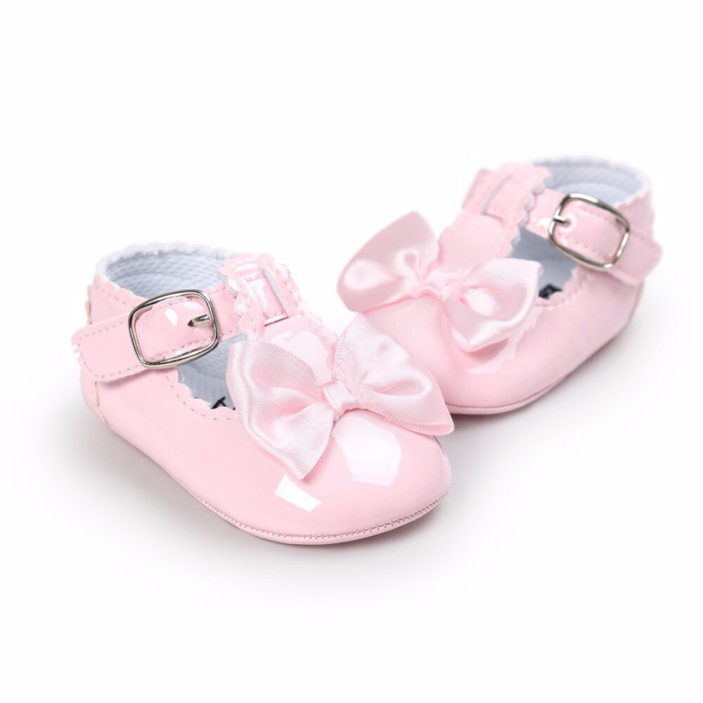 Baby Meisje Schoenen Spiegel Lente Baby Girl Eerste Wandelaars Mooie Pu Schoenen Prinses Antislip Baby Zachte Schoenen