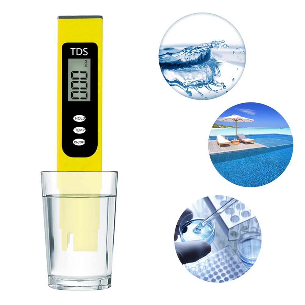Water Test Tool Portable Digital Water Purity Meter Measuring Temperature Meter For Swimming Pool Drinking Water Digital