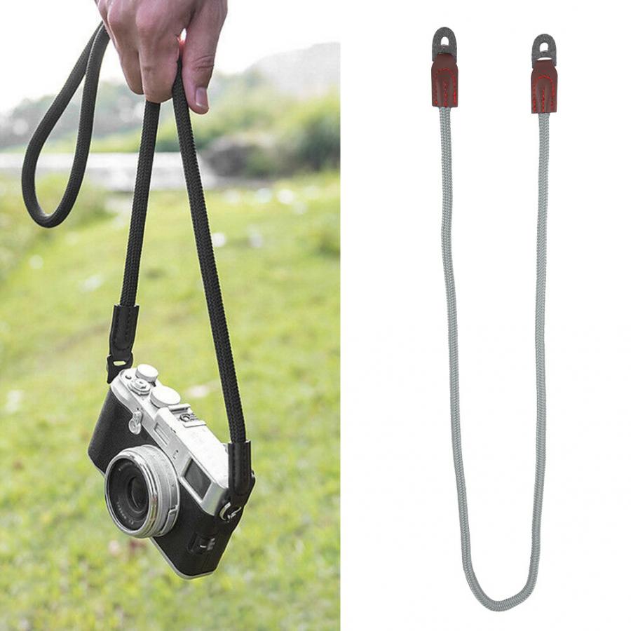 Corda montanhismo colorida de nylon, corda para câmera, alça de pescoço, cinto para dslr fotografica