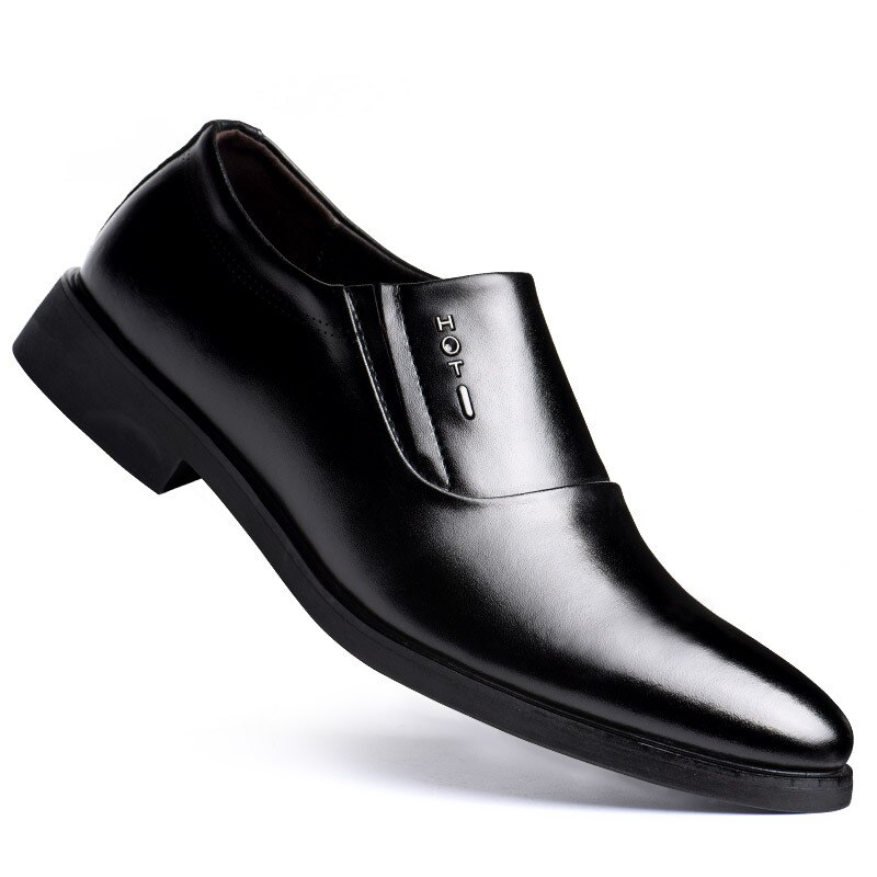 Classic Dress Shoes Formal Wedding Shoes Men Slip on Office Oxford Shoes for Men